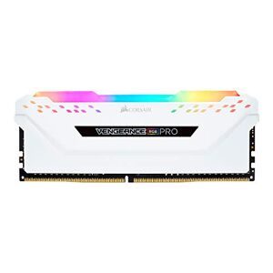 Corsair Vengeance RGB PRO 16GB (2x8GB) DDR4 3200MHz C16 XMP 2.0 Enthusiast RGB LED Illuminated Memory Kit White
