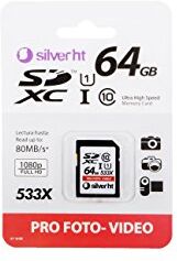 111570340164 SilverHT 15703 minneskort 64 GB SDXC klass 10 UHS-I minneskort (64 GB, SDXC, klass 10, UHS-I, 80 MB/s, 20 MB/s) 111570340164 SilverHT 15703 minneskort 64 GB SDXC klass 10 UHS-I minneskort (64 GB, SDXC, klass 10, UHS-I, 80 MB/s, 20 MB/s)