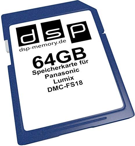 Z-4051557390690 64 GB minneskort för Panasonic Lumix DMC-FS18 Z-4051557390690 64 GB minneskort för Panasonic Lumix DMC-FS18