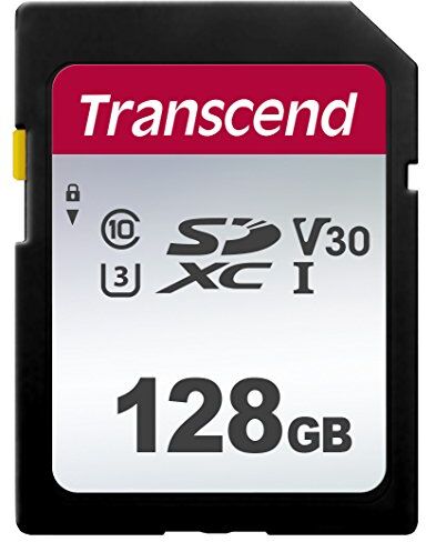 TS128GSDC300S Transcend Highspeed 128 GB SDXC minneskort, Class 10, UHS-I U3, 4K Ultra HD TS128GSDC300S Transcend Highspeed 128 GB SDXC minneskort, Class 10, UHS-I U3, 4K Ultra HD