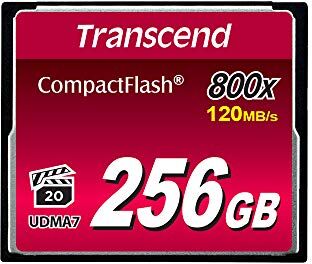 TS256GCF800 Transcend 256 GB CompactFlash 800 minneskort TS256GCF800 Transcend 256 GB CompactFlash 800 minneskort