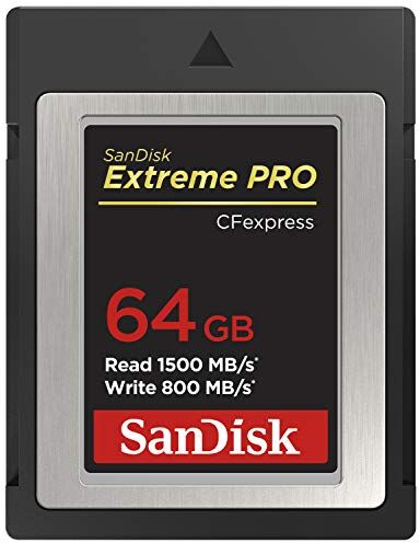 SDCFE-064G-GN4IN SanDisk Extreme PRO Cfexpress kort typ B, 64 GB, upp till 1700 MB/S 64 GB Svart SDCFE-064G-GN4IN SanDisk Extreme PRO Cfexpress kort typ B, 64 GB, upp till 1700 MB/S 64 GB Svart