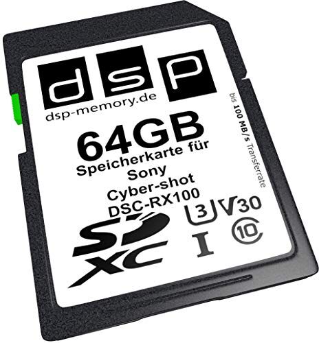 Z-4051557447066 64 GB professionellt V30 minneskort för Sony Cyber-shot DSC-RX100 digitalkamera Z-4051557447066 64 GB professionellt V30 minneskort för Sony Cyber-shot DSC-RX100 digitalkamera