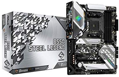 B550 STEEL LEGEND ASRock , moderkort, stöder 3:e generationens AMD4 Ryzen B550 STEEL LEGEND ASRock , moderkort, stöder 3:e generationens AMD4 Ryzen