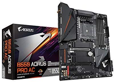 B550 AORUS PRO AC GIGABYTE  ATX moderkort för AMD AM4 CPUs B550 AORUS PRO AC GIGABYTE  ATX moderkort för AMD AM4 CPUs