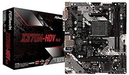 90-MXB9P0-A0UAYZ ASRock PLACA Base moderkortshållare AM4 X370M-HDV R4-0, 90-MXB9P0-A0UAYZ ASRock PLACA Base moderkortshållare AM4 X370M-HDV R4-0,