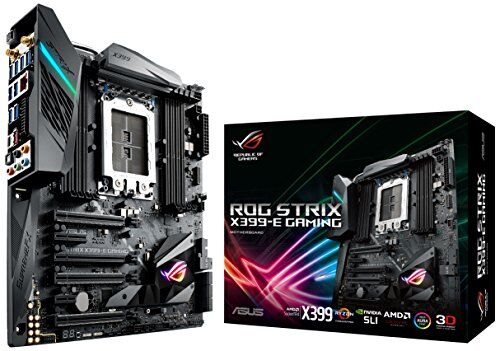 ROG STRIX X399-E GAMING V1.2 Asus ROG Strix X399-E spelmoderkortsuttag TR4 (EATX, AMD Ryzen Threadrippare, 8x DDR4-minne med 3600 MHz, Dual M.2-sockel, Aura Sync RGB, USB 3.1) ROG STRIX X399-E GAMING V1.2 Asus ROG Strix X399-E spelmoderkortsuttag TR4 (EATX, AMD Ryzen Threadrippare, 8x DDR4-minne med 3600 MHz, Dual M.2-sockel, Aura Sync RGB, USB 3.1)
