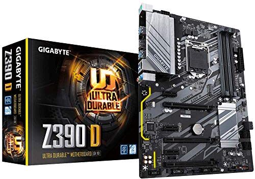 Z390D Gigabyte Z390 D Moderkort, Svart Z390D Gigabyte Z390 D Moderkort, Svart