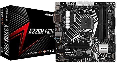 90-MXB9H0-A0UAYZ ASRock A320M Pro4 R2.0 moderkort