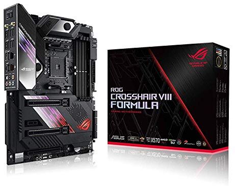 90MB10Z0-M0EAY0 ASUS ROG Crosshair VIII Formula spelmoderkortshållare AM4 (Ryzen 3000 kompatibel, ATX-, PCIe 4.0, DDR4, Aquantia 5G Lan, USB 3.2, Aura Sync) 90MB10Z0-M0EAY0 ASUS ROG Crosshair VIII Formula spelmoderkortshållare AM4 (Ryzen 3000 kompatibel, ATX-, PCIe 4.0, DDR4, Aquantia 5G Lan, USB 3.2, Aura Sync)