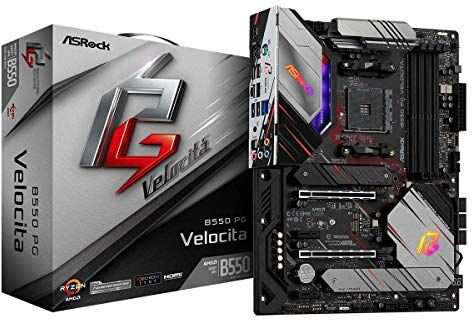 B550 PG VELOCITA Asrock B550 Phantom Gaming Velocita moderkort, stöder tredje Gen AMD4 Ryzen, PCIe 4.5 B550 PG VELOCITA Asrock B550 Phantom Gaming Velocita moderkort, stöder tredje Gen AMD4 Ryzen, PCIe 4.5