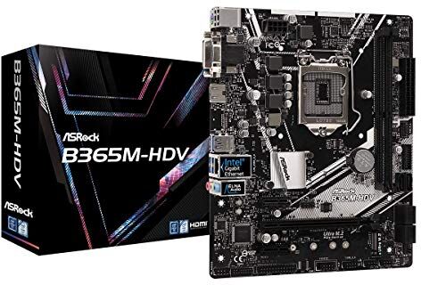B365M-HDV ASRock  Intel B365 moderkort med kretsuppsättning B365M-HDV ASRock  Intel B365 moderkort med kretsuppsättning