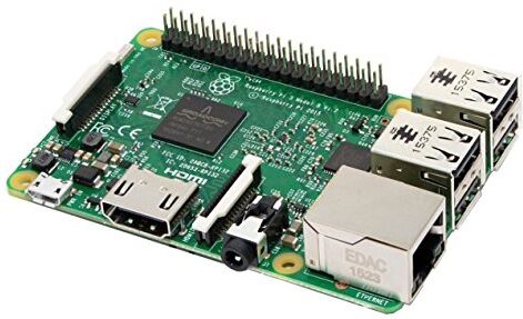 896-8660 Raspberry Pi 3 Model B Moderkort, Silver 1 GB 896-8660 Raspberry Pi 3 Model B Moderkort, Silver 1 GB