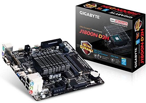 GA-J1800N-D2H Gigabyte  moderkort (MITX VGA, SND, GLN, U3 SATA, 3GB/S DDR3-minne) GA-J1800N-D2H Gigabyte  moderkort (MITX VGA, SND, GLN, U3 SATA, 3GB/S DDR3-minne)