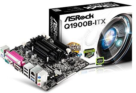 Q1900B-ITX ASRock  moderkortshållare (micro-ATX, 2 x DDR3-minne, 3 x USB 2.0)