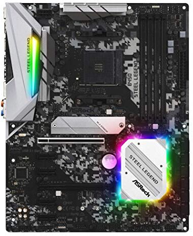 B450 Steel Legend ASRock CMK64GX4M2E3200C16  Moderkort, AM4 ATX HDMI/DP DDR4, Svart