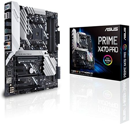 PRiME Asus Prime X470-PRO moderkort AM4 (ATX, X470-chipset, Aura-Sync, DDR4 3466MHz, dubbel M.2, USB 3.1 Gen 2) PRiME Asus Prime X470-PRO moderkort AM4 (ATX, X470-chipset, Aura-Sync, DDR4 3466MHz, dubbel M.2, USB 3.1 Gen 2)