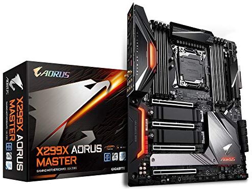 X299X AORUS MASTER GIGABYTE  E-ATX moderkort för Intel LGA 2066 processorer X299X AORUS MASTER GIGABYTE  E-ATX moderkort för Intel LGA 2066 processorer