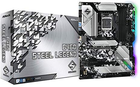 B460 STEEL LEGEND ASRock  stöder Intel CoreTM-processorer (bas 1200) B460 STEEL LEGEND ASRock  stöder Intel CoreTM-processorer (bas 1200)