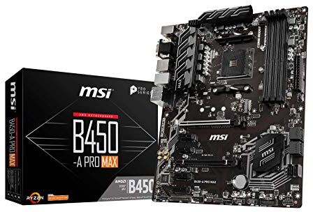 7B86-022R MSI B450-A PRO MAX AMD AM4 DDR4 m.2 USB 3.2 Gen 2 HDMI ATX moderkort 7B86-022R MSI B450-A PRO MAX AMD AM4 DDR4 m.2 USB 3.2 Gen 2 HDMI ATX moderkort