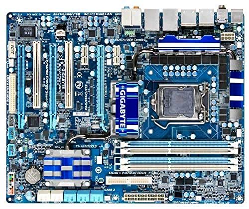 4719331827267 Gigabyte GA-P55-UD5 moderkort sockel Intel 1156 P55+IT8720 DDR3 minne ATX