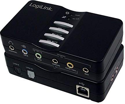 4260113571781 LogiLink 7.1 Dolby USB-ljudbox (extern ljudkort, 8-kanal)