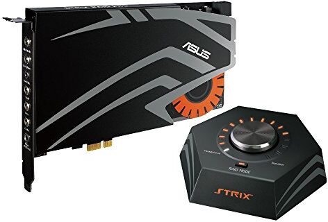 STRIX_RAID_PRO WOWGAMEBUNDLE Asus Strix Raid Pro internt spelljudkort (PCI-Express, hörlursförstärkare, 116 db SNR, ljudbox)