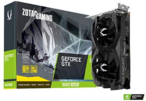 ZT-T16620F-10L Zotac GAMING GeForce GTX 1660 super dubbelfläkt, ZT-T16620F-10L Zotac GAMING GeForce GTX 1660 super dubbelfläkt,