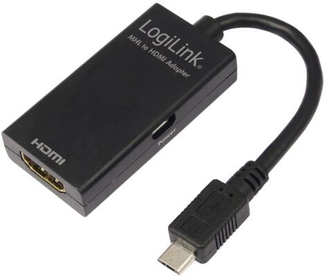 4260113576267 LogiLink Micro USB till HDMI MHL adapter 4260113576267 LogiLink Micro USB till HDMI MHL adapter
