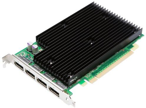 Packard Bell PNY Quadro NVS450 PCI-E x16 512 MB GDDR3 RTL 64 bit Quad DisplayPort/VGA aktiv för Windows7/Vista/XP/2000/Linux Packard Bell PNY Quadro NVS450 PCI-E x16 512 MB GDDR3 RTL 64 bit Quad DisplayPort/VGA aktiv för Windows7/Vista/XP/2000/Linux