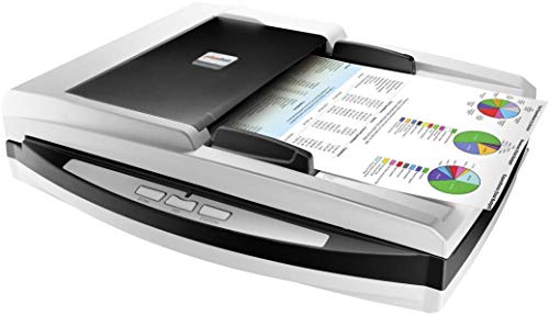 0283 Plustek SmartOffice PL4080 ADF 600 x 600 DPI Flatbädd & ADF-scanner svart, grå – skanner (216 x 356 mm, 600 x 600 DPI, 1200 x 1200 DPI, 48 bit, 24 bit, 16 bitar)