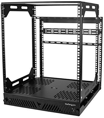 PORACK12U StarTech.com 12U utskjutbart serverrack Roterande 4-stolpsrack