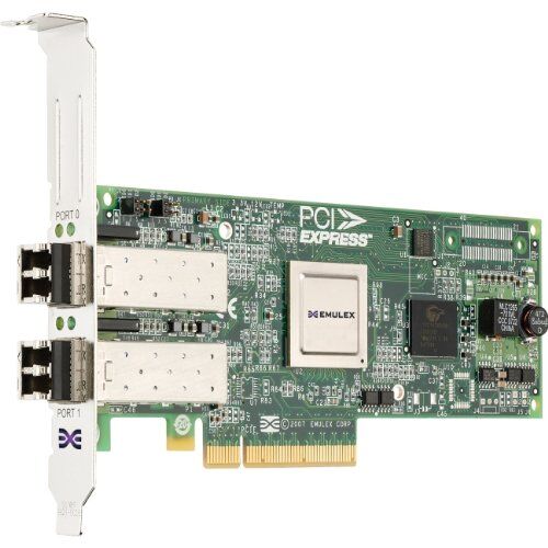F3961-L202 Fujitsu Emulex LightPulse LPe12002 nätverkskort (PCI Express x4, 8 GB Fibre Channel (SW), glasfiber, 2 anslutningar)