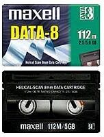 400432 Maxell HS 8/112 patron 2,3 GB / 5,0 GB 8 mm 400432 Maxell HS 8/112 patron 2,3 GB / 5,0 GB 8 mm
