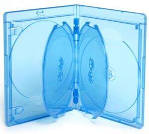 unknown ELITE Blu-Ray skal för 8 skivor – 25 mm – 5 stycken – blå unknown ELITE Blu-Ray skal för 8 skivor – 25 mm – 5 stycken – blå