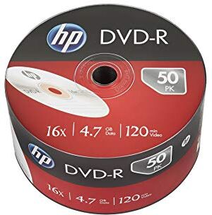 DME00070-3 HP DVD-R ämnen silver Surface, 50-pack DVD-R 4,7 GB DME00070-3 HP DVD-R ämnen silver Surface, 50-pack DVD-R 4,7 GB