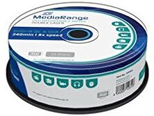 4260057126108 MediaRange MR465 rulljärn och lagringsmedier DVD+R Double Layer 25er Spindel