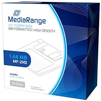 SDDR-409-G46 MediaRange 3,5 disketter 1,44 MB MF-2HD, med metalllås, 10-pack SDDR-409-G46 MediaRange 3,5 disketter 1,44 MB MF-2HD, med metalllås, 10-pack