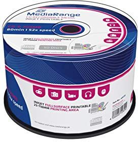 4260057128294 MediaRange MR208 utskrivbar tårta 50 CD-R Rohlinge (52 x hastighet, 700 MB, 80 min) 4260057128294 MediaRange MR208 utskrivbar tårta 50 CD-R Rohlinge (52 x hastighet, 700 MB, 80 min)