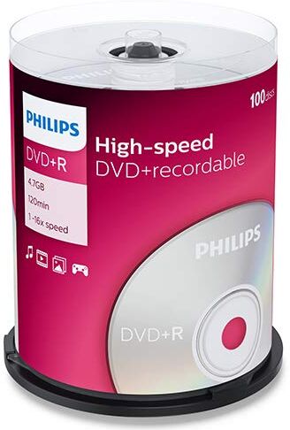 DR4S6B00F/00 Philips DVD+R hylsa DVD+R 100er DR4S6B00F/00 Philips DVD+R hylsa DVD+R 100er