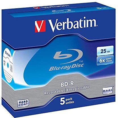 2066504 Verbatim BD-R 25 GB 6X smycke Blu-Ray laserskiva (5-pack) 2066504 Verbatim BD-R 25 GB 6X smycke Blu-Ray laserskiva (5-pack)