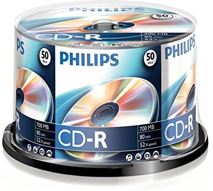 CR7D5NB50/00 Philips CDR-80 (52x) 50pk spindel CR7D5NB50/00 Philips CDR-80 (52x) 50pk spindel