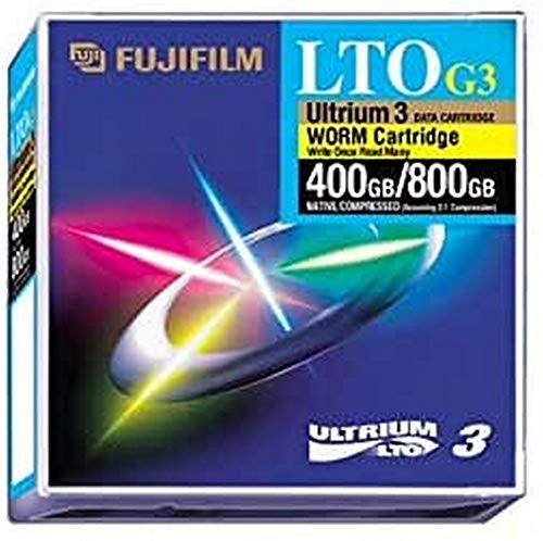 47141 Fujifilm LTO Tape 400 GB Ultrium 3 WORM – tomma datamejp (102 x 21,5 x 105,4 mm, 10–45C, 10–80%, 16–32 C)