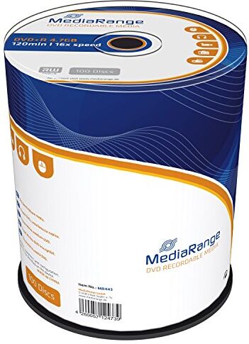 4260057124739 MediaRange MR443 DVD+R 4,7 GB (16x hastighet, 100 stycken) 4260057124739 MediaRange MR443 DVD+R 4,7 GB (16x hastighet, 100 stycken)