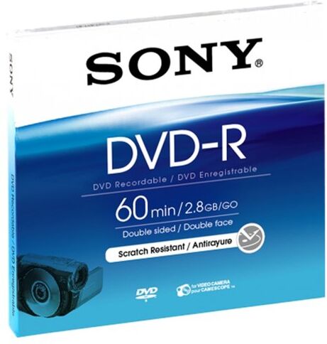 DMR60DSR1H Sony DMR 60 – DVD-R (8 cm) – 2,8 GB (60 min) – juvelfodral – lagringsmedia DMR60DSR1H Sony DMR 60 – DVD-R (8 cm) – 2,8 GB (60 min) – juvelfodral – lagringsmedia
