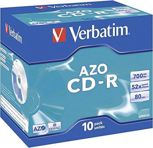 1143559 Verbatim 43327 AZO 52x CD-R – smyckeskrin 10-pack 1143559 Verbatim 43327 AZO 52x CD-R – smyckeskrin 10-pack