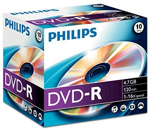 DM4S6J10C/00 Philips 10 x DVD-R 4,7 GB 120 min 16 x JC DM4S6J10C/00 Philips 10 x DVD-R 4,7 GB 120 min 16 x JC