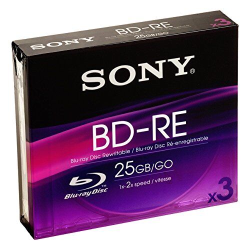 4905524833775 Sony BD-RE 25 GB en sida, ett lager 4905524833775 Sony BD-RE 25 GB en sida, ett lager