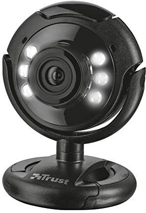 16428 Trust Spotlight Webcam HD för PC, bärbar dator – svart 16428 Trust Spotlight Webcam HD för PC, bärbar dator – svart