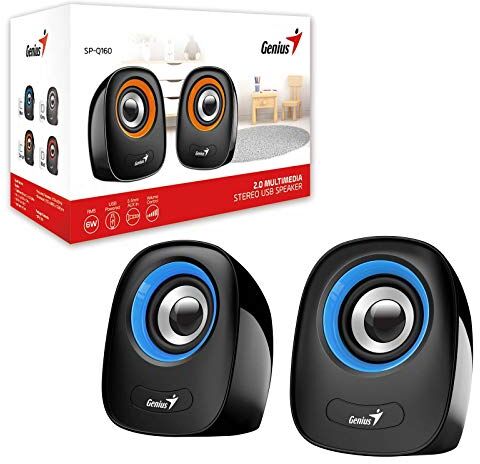 SP-Q160 Genius  stereohögtalare – USB-driven – blå SP-Q160 Genius  stereohögtalare – USB-driven – blå